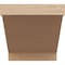 Ekena Millwork 4in. W x 4in. H x 28in. L Burlington Woodgrain TimberThane Rafter Tail, Primed Tan RFTUR04X04X28BURRCPR - alternate 5